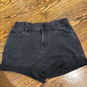 Black Jean Shorts